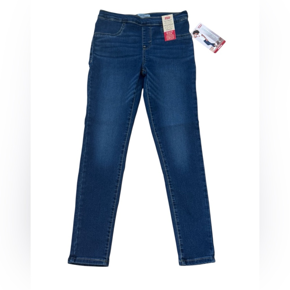 Levi's Girls' Skinny Fit Pull-On Jeggings made with stretch denim- Size 12